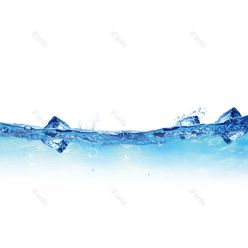 水花图片,简约元素,气泡PNG,冰块免抠素材